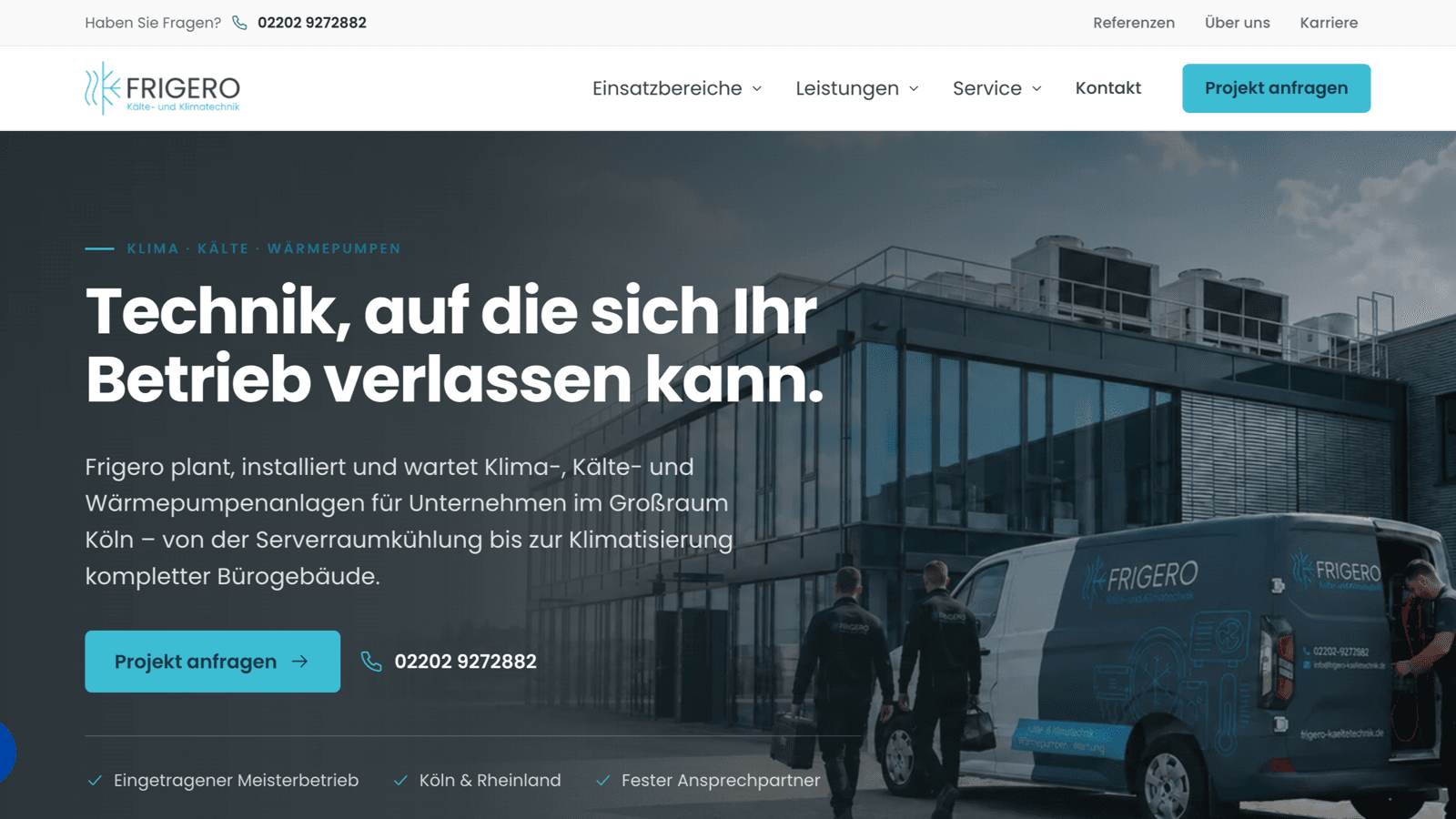 Projektergebnis von Frigero Kältetechnik