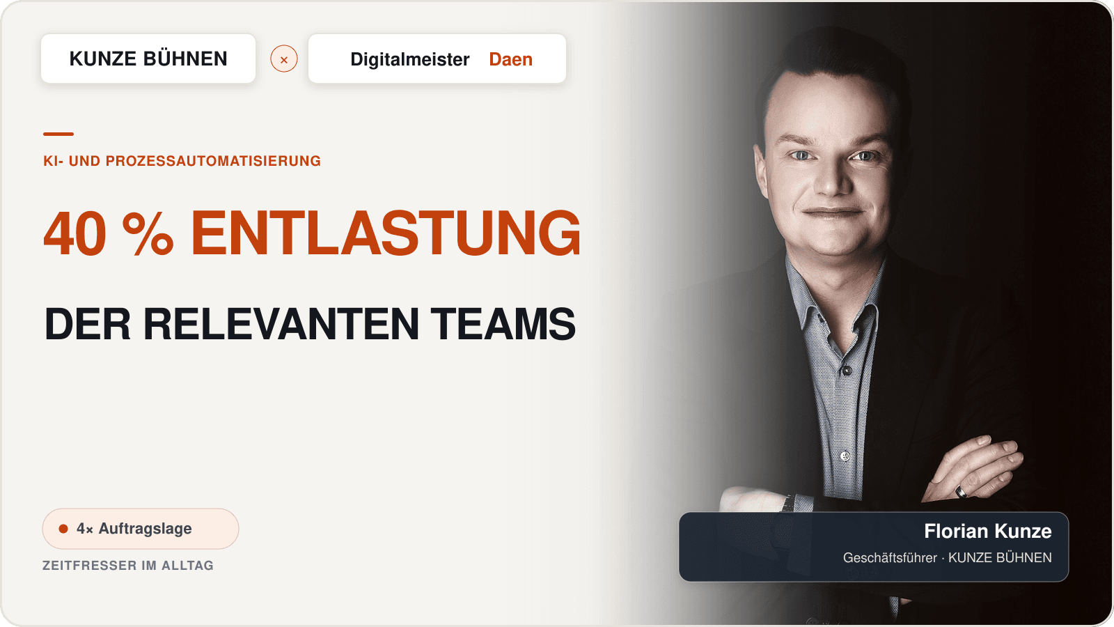 Projektergebnis von KUNZE Bühnen