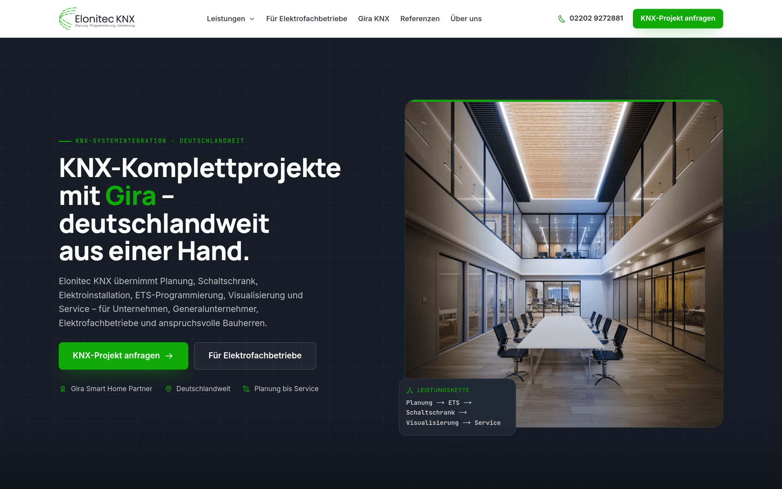Website EloniTec KNX